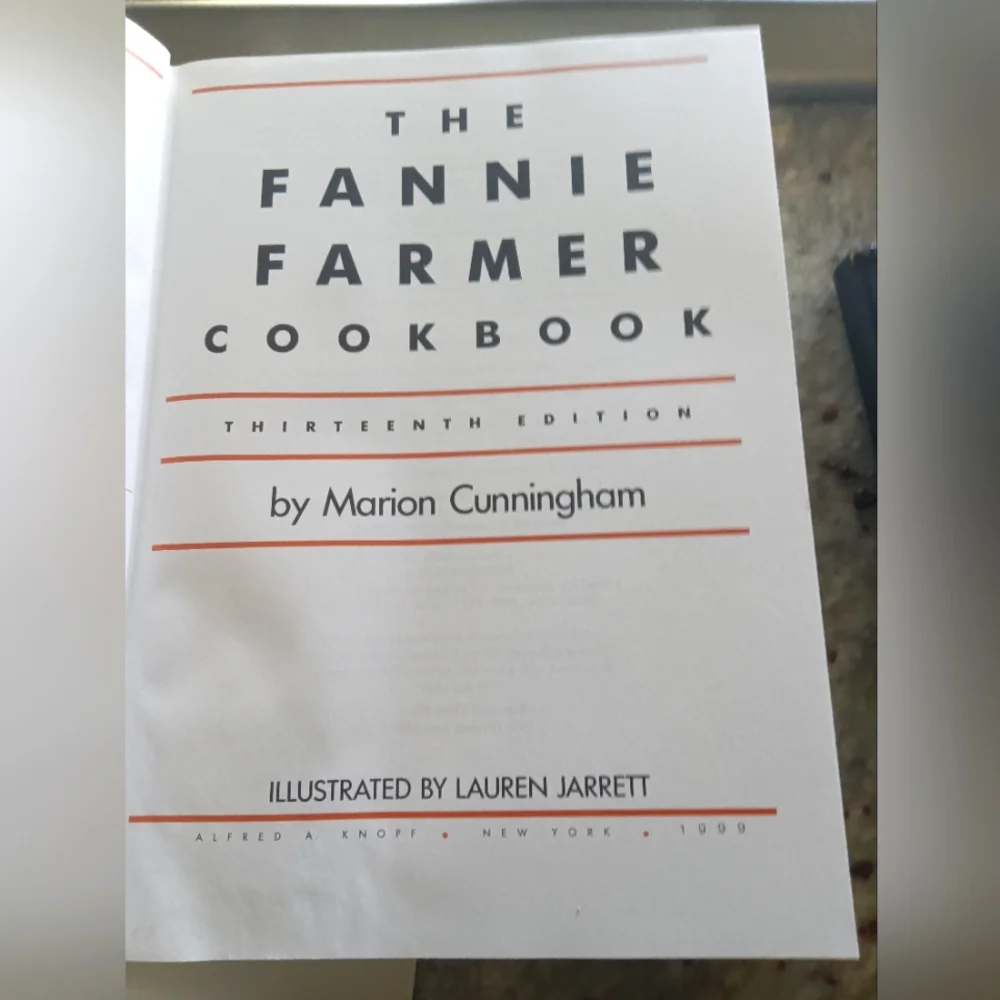 1999 FANNIE FARMER COOKBOOK, 100th Anniversary Edition - Picture 4 of 10